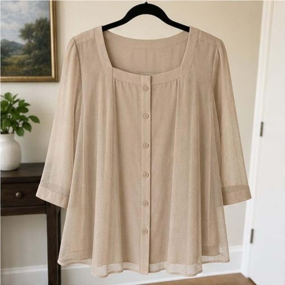 Camel Tunic Blouse